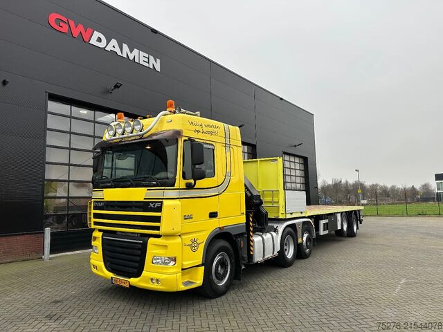 Standaard-SZM DAF XF 105 410 6x2 Palfinger PK 20002 + Tracon Trailer