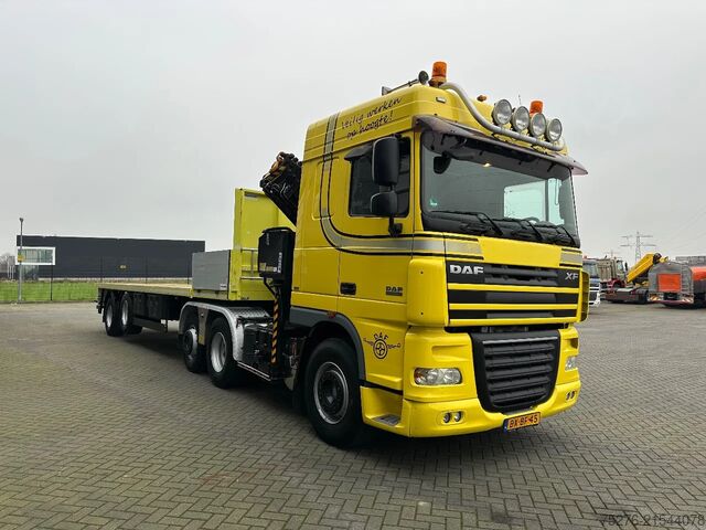 Standaard-SZM DAF XF 105 410 6x2 Palfinger PK 20002 + Tracon Trailer