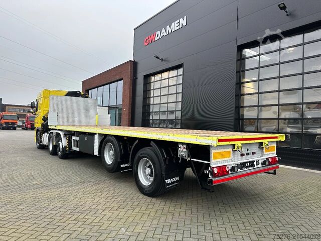 Standaard-SZM DAF XF 105 410 6x2 Palfinger PK 20002 + Tracon Trailer