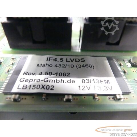 Componenta  TFT Monitor/Bildschirm für Deckel, Philips und Maho 432/10 SN: 153197