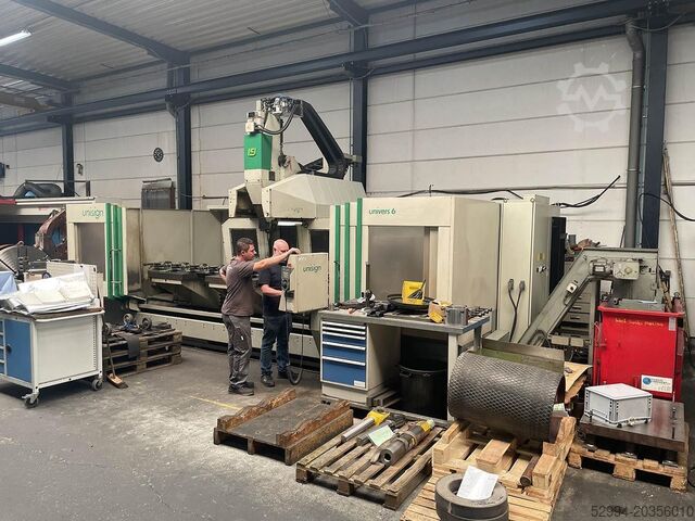 Mașină de frezat pe pat cu coloană mobilă și CNC Unisign X: 4000 - Y: 800 - Z: 600 mm CNC