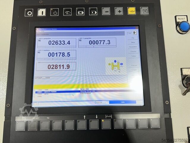 CNC-frees- en boormachine voor staalprofielen Ficep Excalibur 1201 EX