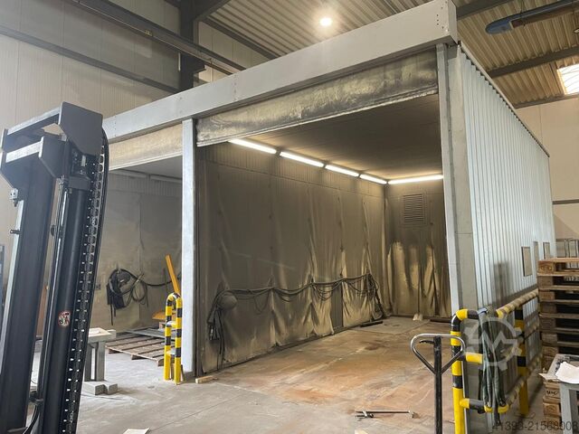 Sandstrahlanlage Strahlkabine Strahlhaus OTI Oberflächentechnik 