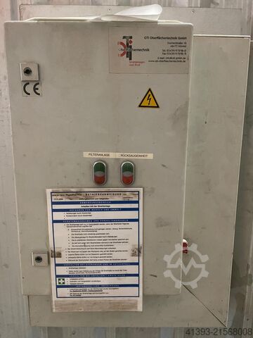 Sandstrahlanlage Strahlkabine Strahlhaus OTI Oberflächentechnik 