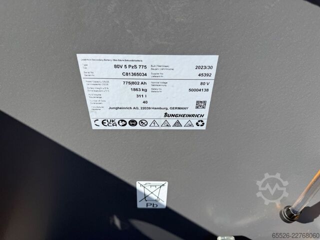 Električni viljuškar za 4 točka Jungheinrich EFG 425 / Triplex 5500 mm / NEUGERÄT