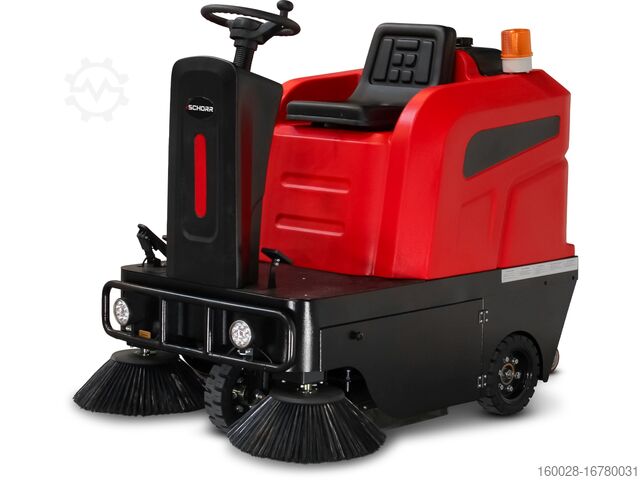 καθαριστής SCHORR Aufsitzkehrmaschine RR80KM 80 Liter Kehr