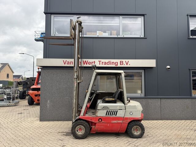 Linde H30D, duplex 3150 mm, 3. funkce, 3válcový vzduchem chlazený DIESEL LINDE H30D duplo315 3e functie 3 cilinder luchtgekoeld DIESEL