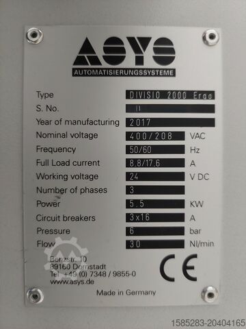 PCB-FREESMACHINE ASYS DIVISIO 2000 ERGO