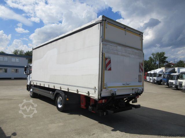 Flatbed truck with tarp MERCEDES-BENZ ATEGO 1324 L Pritsche 7,2 m LBW 1,5 to.*SCHIEBE