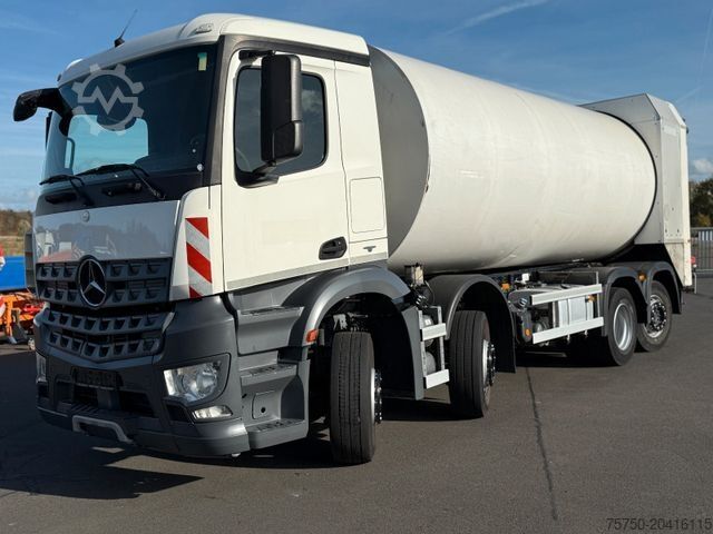 Vuilniswagen MERCEDES-BENZ Arocs 3236 8x2 Faun Rotopress 525 C Delta Lift