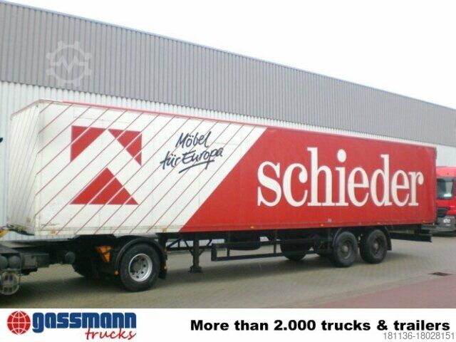 Sandučara poluprikolica Spier SPIER SLG 2/90, Möbelkofferauflieger, 80 cbm, 2x