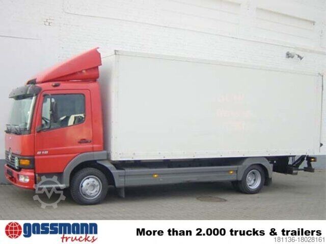 Vrachtwagen met bakwagen Mercedes-Benz Atego 818 L 4x2, Ersatzteilträger!