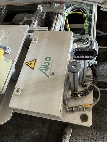 Device electric/pneumatic ALBA Verklebevorrichtung als Teilespender