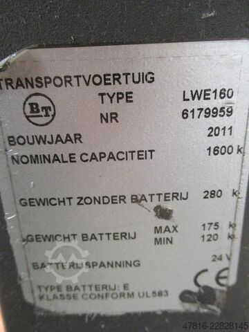 Palletwagen BT LWE160