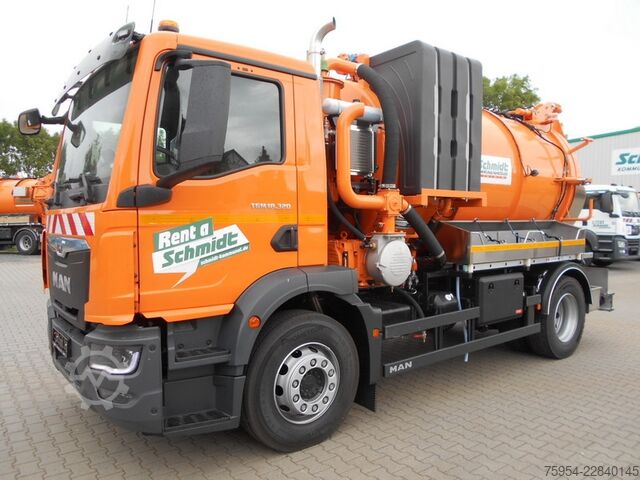Vakuumtanktankvogn MAN TGM 18.320 4x2 BL / Faros 10/1