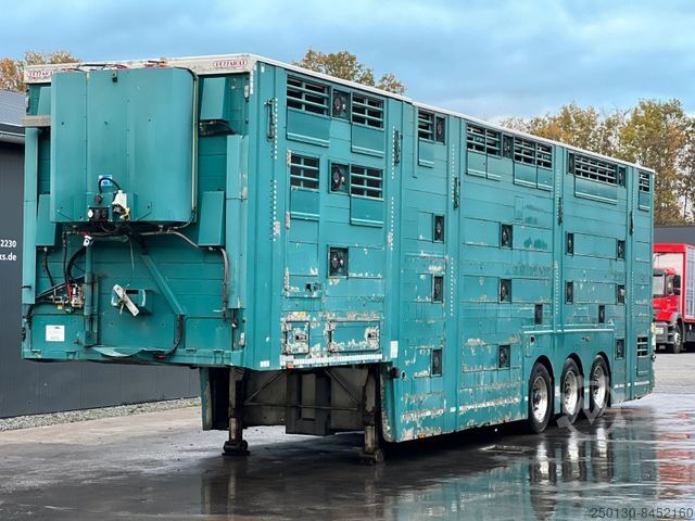 Veetrailer oplegger PEZZIOLI 3.Stock Cattle-Cruiser Hals+Tiefbett Typ2
