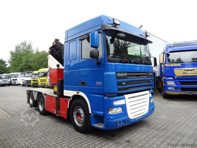 Cabeza tractora Daf XF105 460 6X2 Kran Palfinger 34002