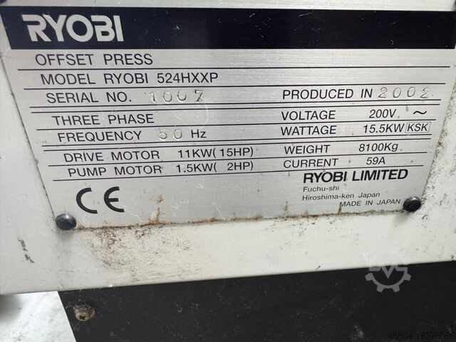 Offset drukpers Ryobi 524 HXX P