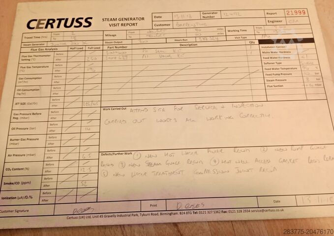 Hurtig dampgenerator Certuss Junior 300