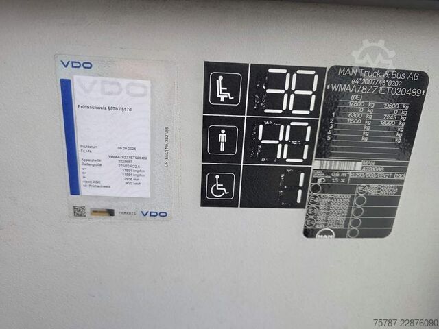 City bus MAN A78, Lions City LE, 38+40+1,Retarder, Euro 5 EEV