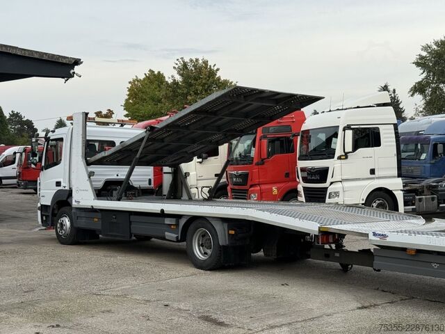 Car carrier truck MERCEDES-BENZ Atego 1230 Doppelstock 6,4m+4,65m Tempomat Klima