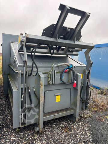 20 m3 perscontainer met kantelinrichting Europress CMAX