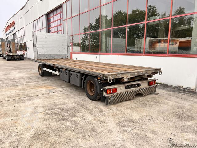 Dieplader oplegger Ackermann PA-F 18/7.4E  2 Achs Jumboanhänger Mega