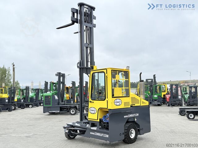 Stivuitor cu patru direcții Combilift C4000 GAS DUPLEX 4600 FREE-LIFT CABIN