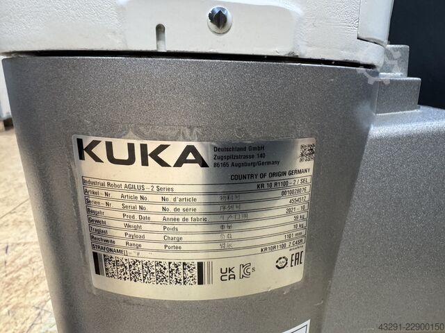  KUKA KR10 R1100-2 / SEL KRC4