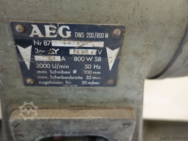Bloco de moagem duplo AEG DWS 200/800M