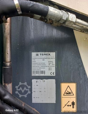Backhoe loader TEREX 860 SX Baggerlader Baujahr 2013