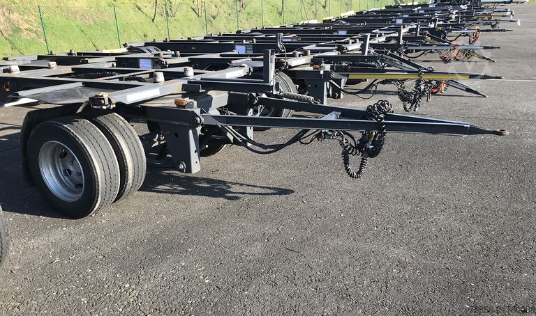 Prikolica sa zamenjivim šasijama x 15xLafette Zwilling Verzinkt lange Bälge