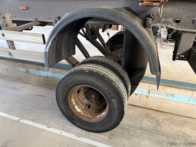 Prikolica sa zamenjivim šasijama x 15xLafette Zwilling Verzinkt lange Bälge