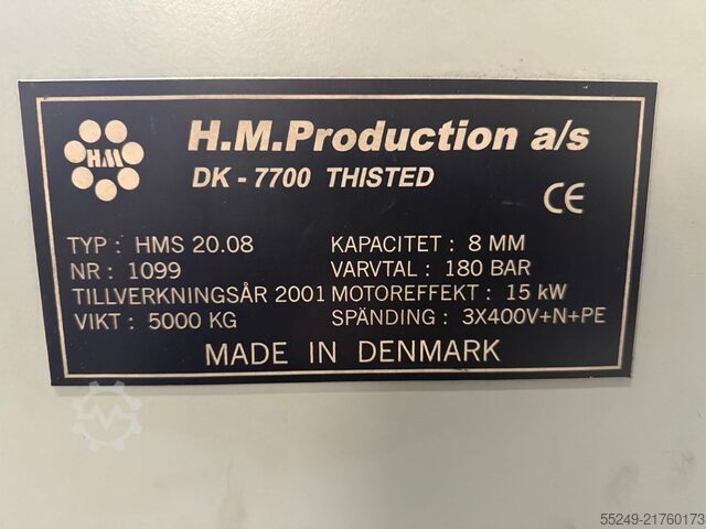 Hydraulische Tafelschere H.M. Production HMS 20.08
