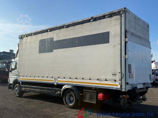 Plattewagen met zeil Mercedes-Benz Atego 1224 Schiebeplane L+R Edscha MBB LBW 1,5T