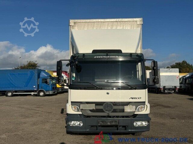 Plattewagen met zeil Mercedes-Benz Atego 1224 Schiebeplane L+R Edscha MBB LBW 1,5T