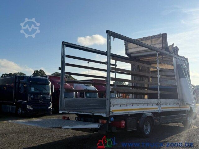 Plattewagen met zeil Mercedes-Benz Atego 1224 Schiebeplane L+R Edscha MBB LBW 1,5T