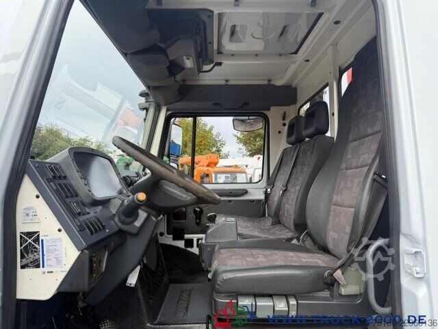 Vrachtauto met open laadbak Unimog U4000 4x4 Palfinger Kran PK10501 Hakenhöhe 11,5M