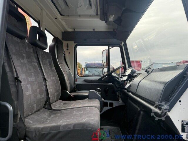 Vrachtauto met open laadbak Unimog U4000 4x4 Palfinger Kran PK10501 Hakenhöhe 11,5M