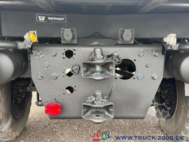 Vrachtauto met open laadbak Unimog U4000 4x4 Palfinger Kran PK10501 Hakenhöhe 11,5M
