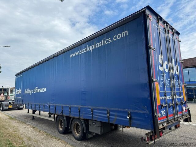 Semi-dieplader Meert Semi Curtainside / SAF / Double Tires