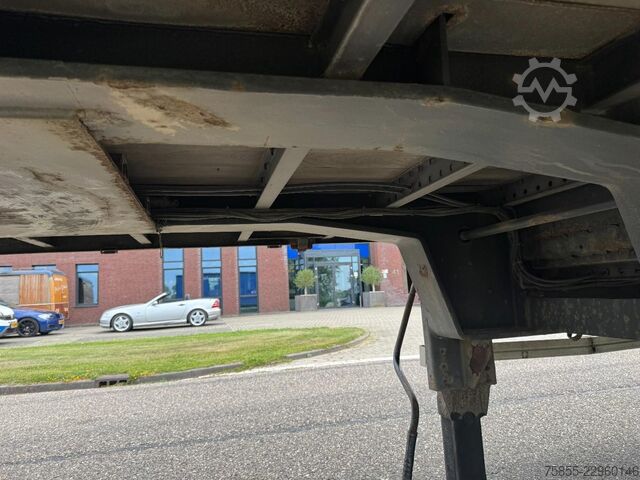 Semi-dieplader Meert Semi Curtainside / SAF / Double Tires