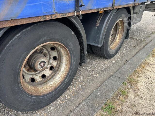 Semi-dieplader Meert Semi Curtainside / SAF / Double Tires