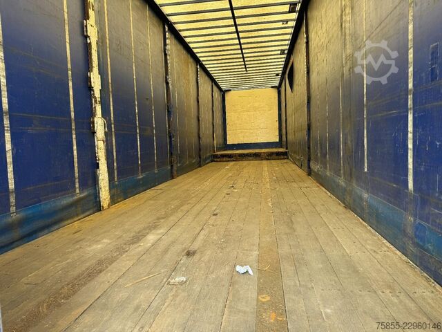Semi-dieplader Meert Semi Curtainside / SAF / Double Tires