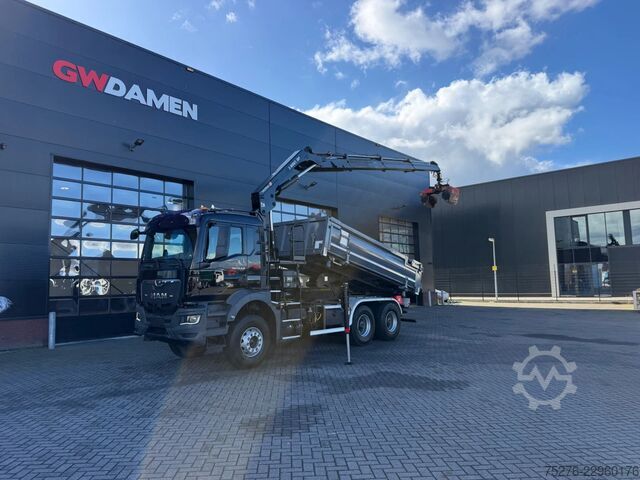 Wywrotka 3-stronna MAN TGS 33.470 6x4 3 zijdige Kipper/ Hiab 188 B-3 E...