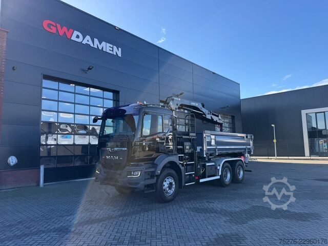 Wywrotka 3-stronna MAN TGS 33.470 6x4 3 zijdige Kipper/ Hiab 188 B-3 E...
