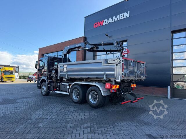 Wywrotka 3-stronna MAN TGS 33.470 6x4 3 zijdige Kipper/ Hiab 188 B-3 E...
