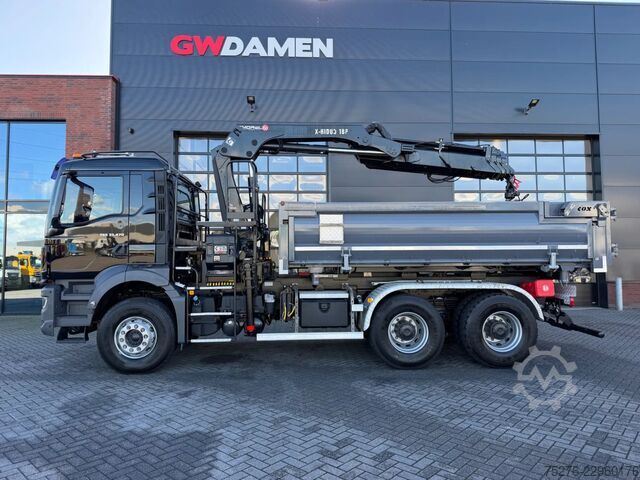 Wywrotka 3-stronna MAN TGS 33.470 6x4 3 zijdige Kipper/ Hiab 188 B-3 E...