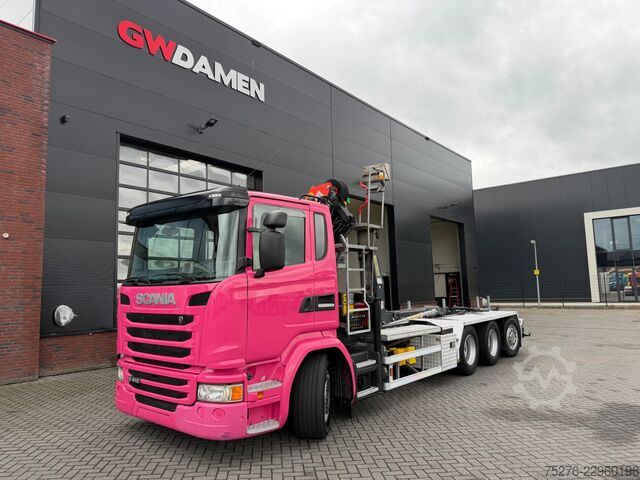System ramion hakowych Scania G410 8x4 Haaksysteem / kraan Euro 6 Retarder