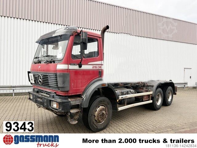 Chassis Mercedes-Benz SK 2631 AK 6x6, Full Steel, Manual, 2x13t Achsen